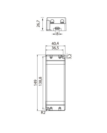 DRIVER TENSION CONSTANTE IP20 24VDC  30W (SS30-24VL)